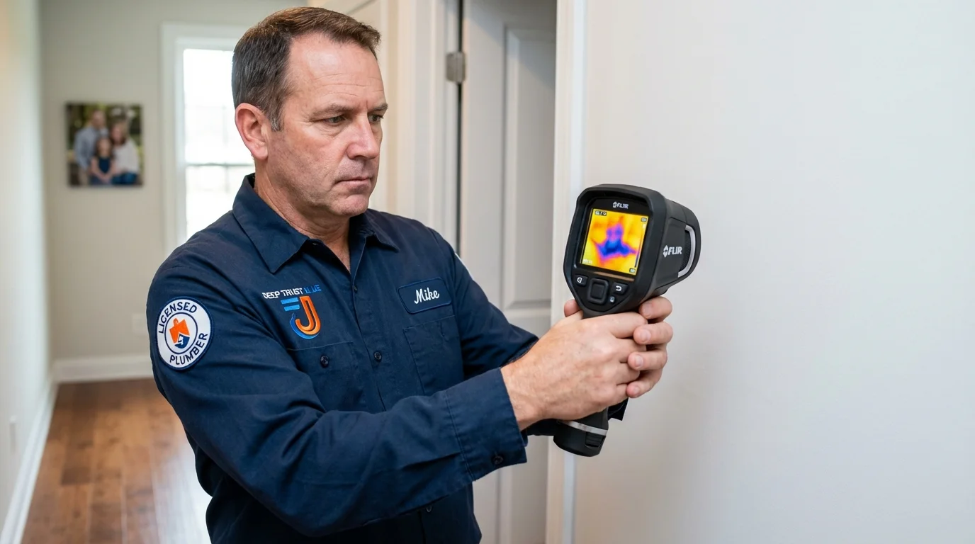 Thermal imaging leak detection by Johns Plumbing LLC in Carthage